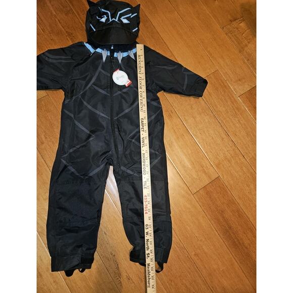 NWT! Cuddle Club Marvel Rain Suit Black Panther 18-24 mo. - Picture 5 of 7